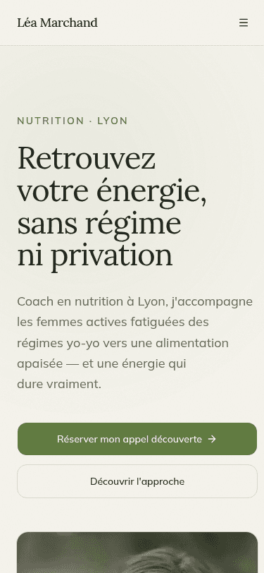Coach nutrition
