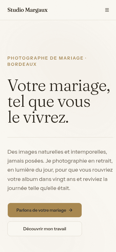 Photographe mariage